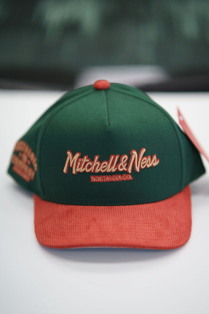 Mitchell & Ness Keps - Own Brand Nostalgia Pro Crown Green / Red