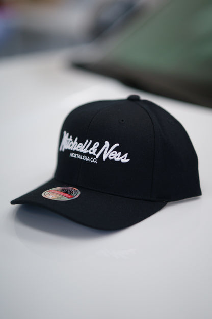 Mitchell & Ness Keps - Own Brand Pinscript Black/White Red Classic