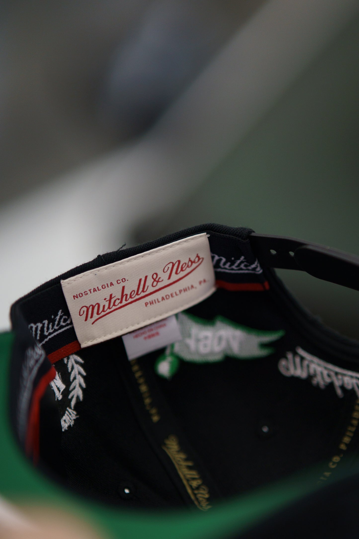 Mitchell & Ness Keps - Own Brand Pinscript Hwc Timeline Red Classic - Black