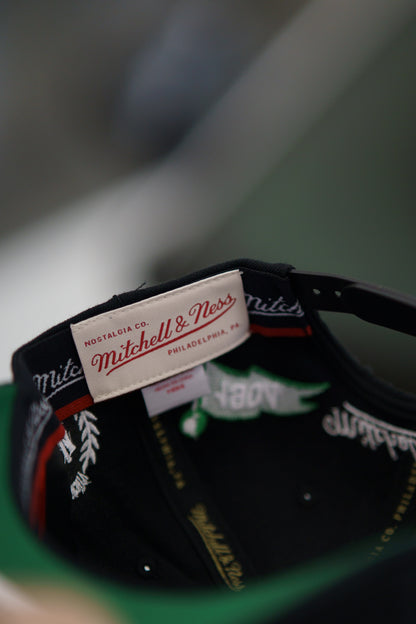 Mitchell & Ness Keps - Own Brand Pinscript Hwc Timeline Red Classic - Black