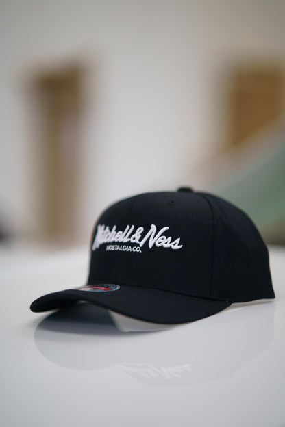 Mitchell & Ness Keps - Own Brand Pinscript Black/White Red Classic