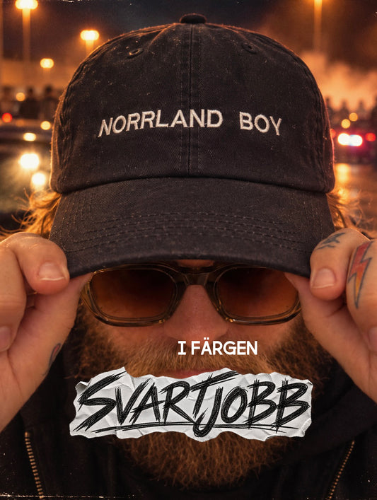 Rivstart NORRLAND BOY Dad Cap - SVARTJOBB