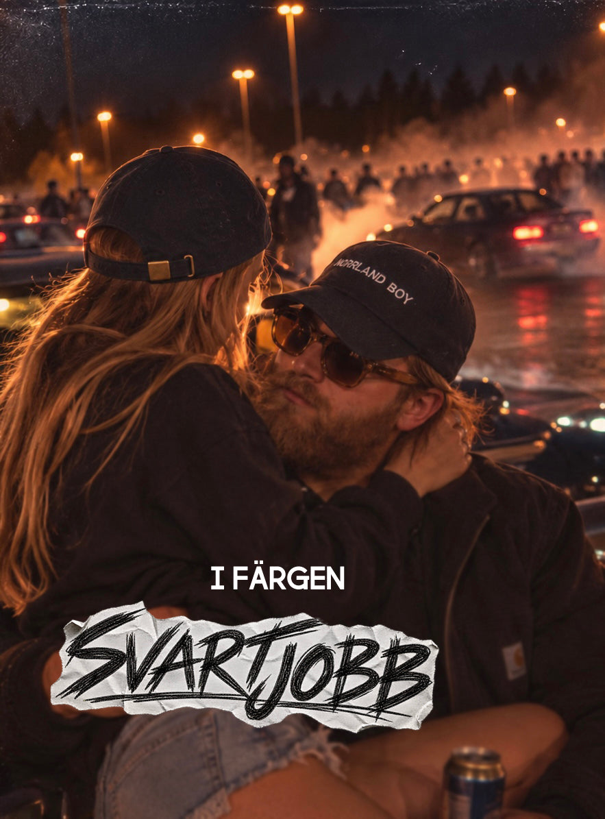 Rivstart NORRLAND BOY Dad Cap - SVARTJOBB