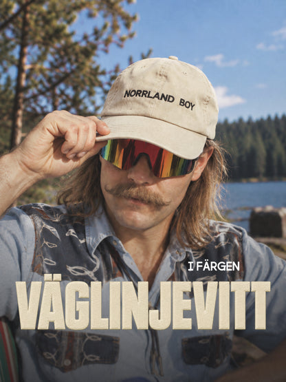 Rivstart NORRLAND BOY Dad Cap - VÄGLINJEVITT