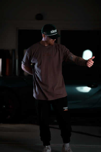 The Roaderwear Classic Patch Tee / T-shirt - Brown / Brun