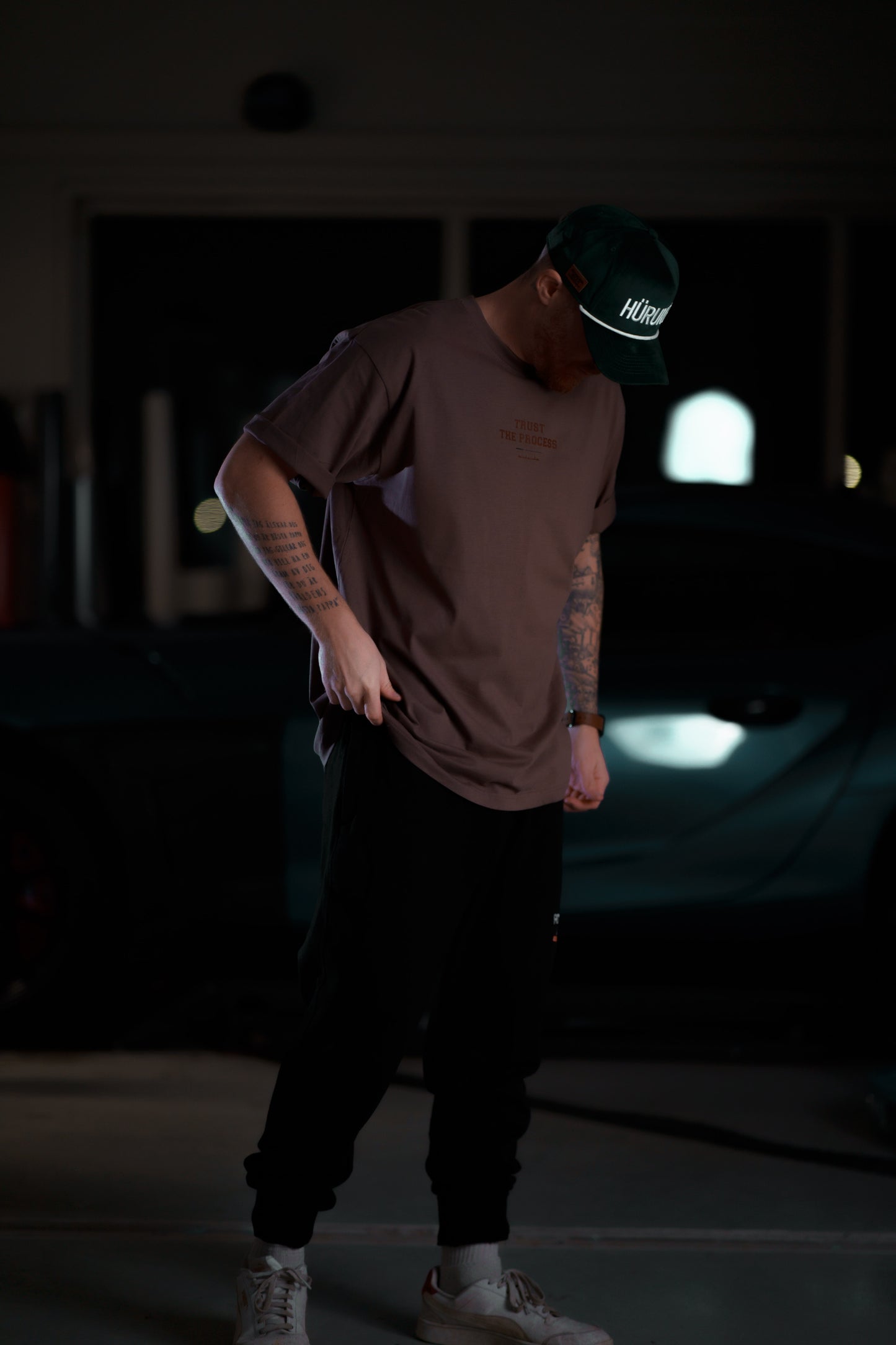 The Roaderwear Classic Patch Tee / T-shirt - Brown / Brun