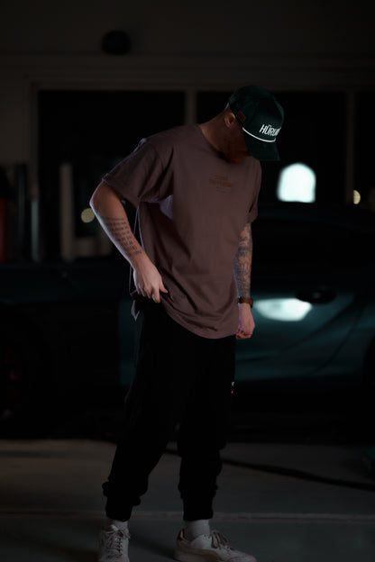 The Roaderwear Classic Patch Tee / T-shirt - Brown / Brun