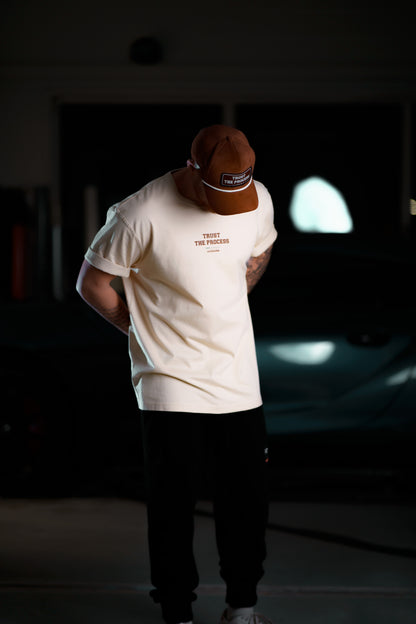 The Roaderwear Trust The Process Tee / T-shirt - Cream / Vit