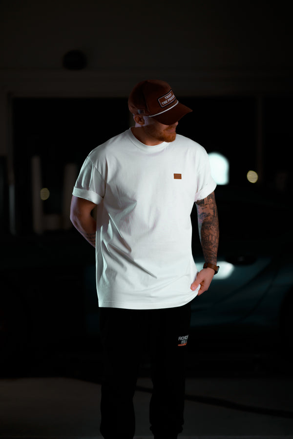The Roaderwear Classic Patch Tee / T-shirt - Creamvit