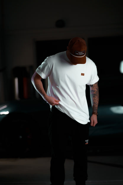 The Roaderwear Classic Patch Tee / T-shirt - Creamvit