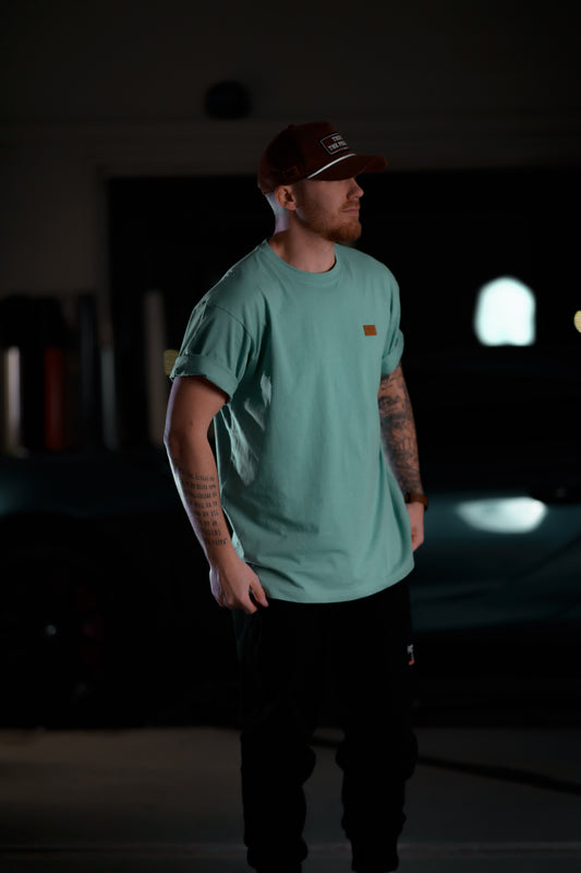 The Roaderwear Classic Patch Tee / T-shirt - Scrubs / Grön