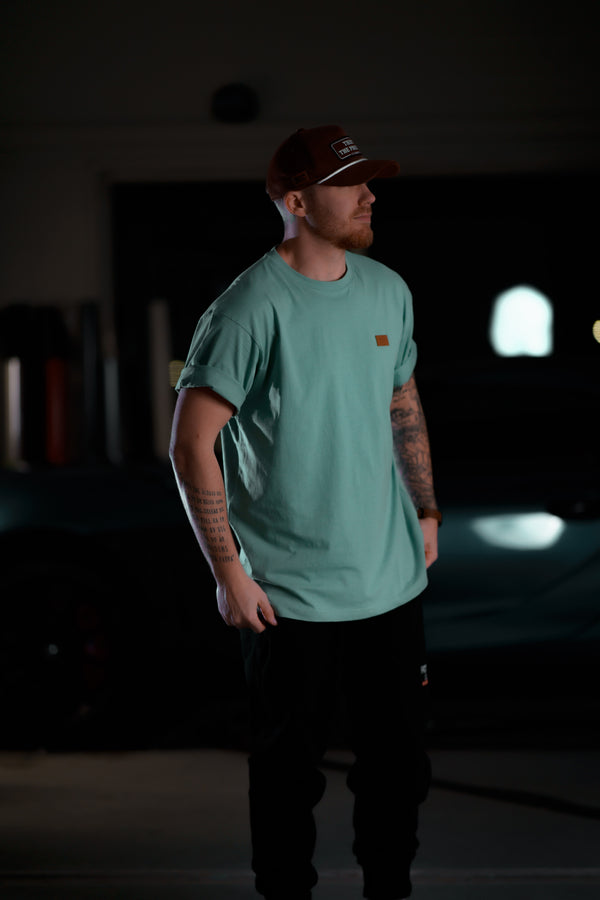 The Roaderwear Classic Patch Tee / T-shirt - Scrubs / Grön