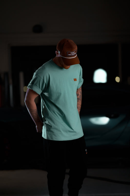 The Roaderwear Classic Patch Tee / T-shirt - Scrubs / Grön