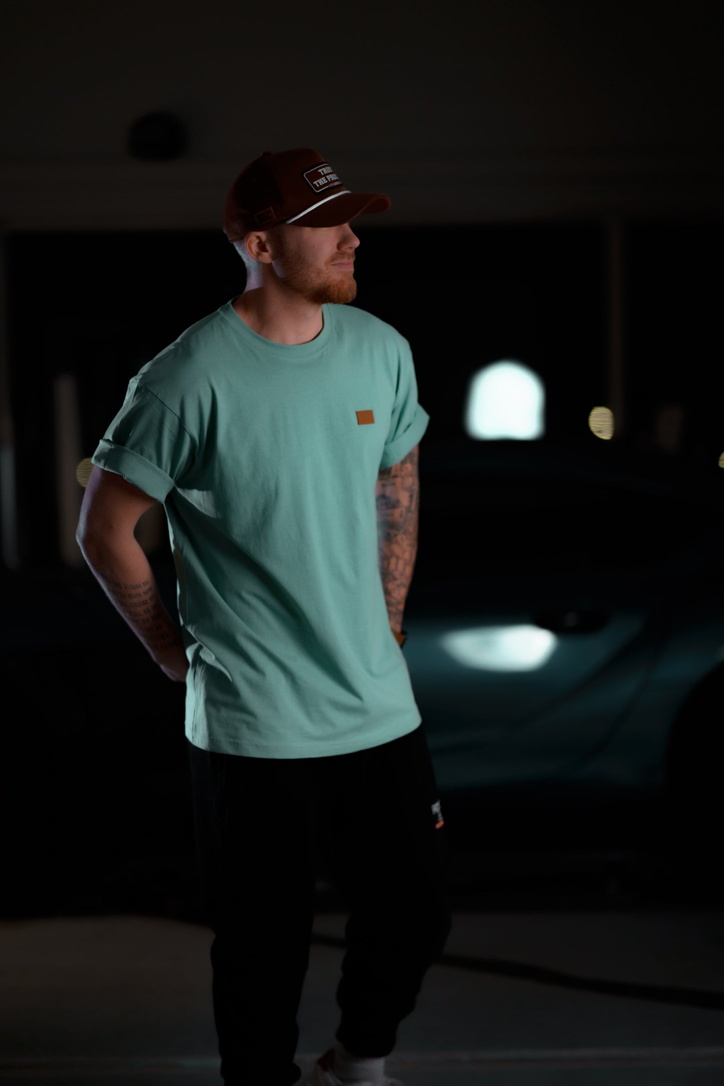 The Roaderwear Classic Patch Tee / T-shirt - Scrubs / Grön