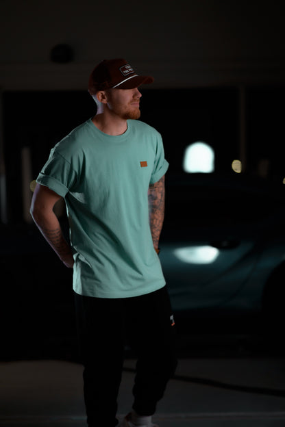 The Roaderwear Classic Patch Tee / T-shirt - Scrubs / Grön