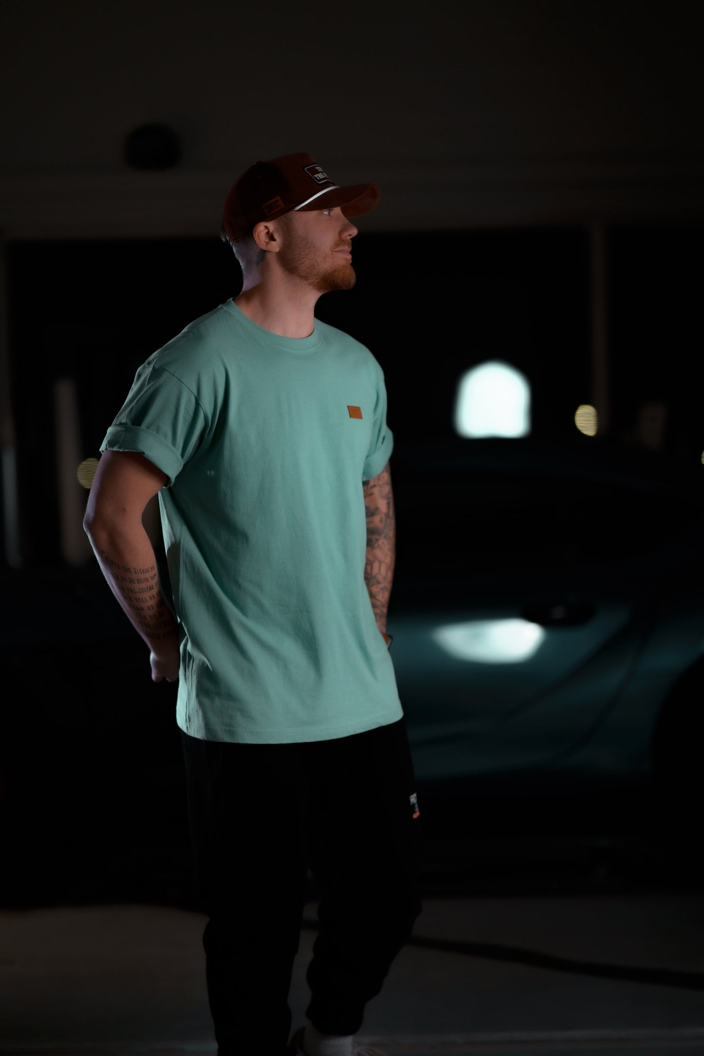 The Roaderwear Classic Patch Tee / T-shirt - Scrubs / Grön