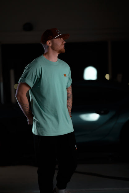 The Roaderwear Classic Patch Tee / T-shirt - Scrubs / Grön