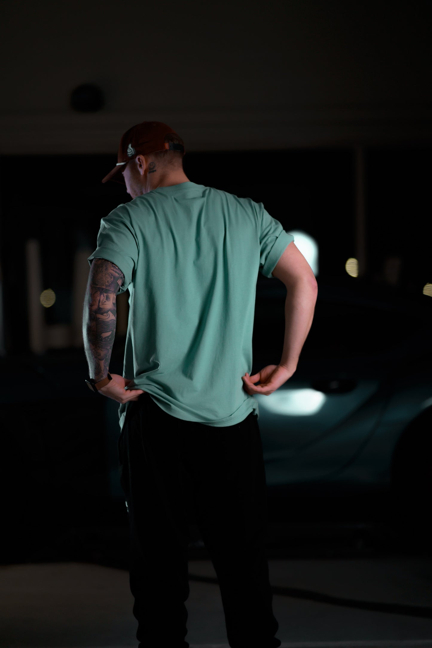 The Roaderwear Classic Patch Tee / T-shirt - Scrubs / Grön