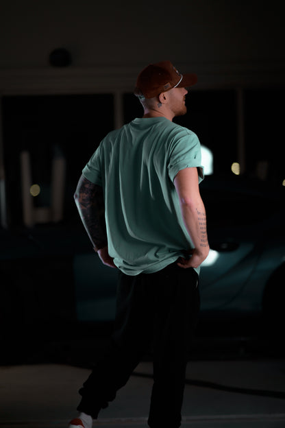 The Roaderwear Classic Patch Tee / T-shirt - Scrubs / Grön