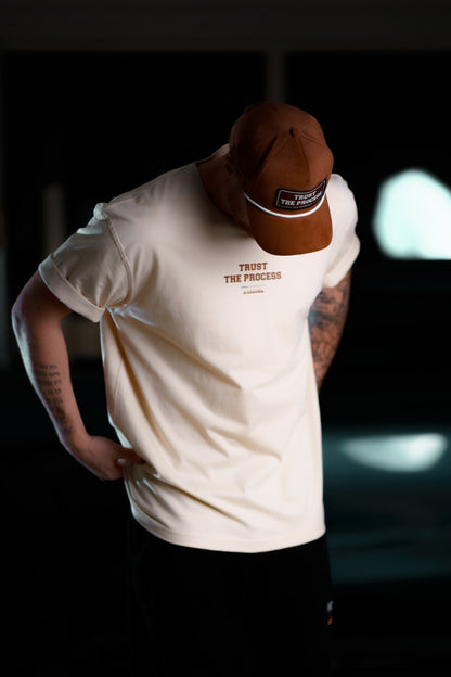 The Roaderwear Trust The Process Tee / T-shirt - Cream / Vit