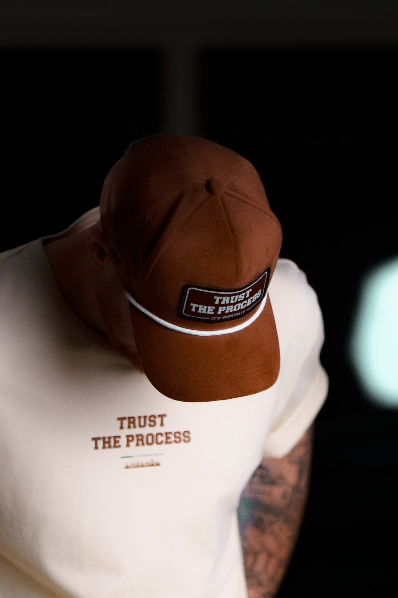 Trust The Process Brown/brown Baseball Cap / Keps 5-panel