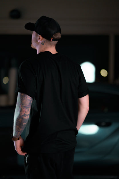 The Roaderwear Classic Patch Tee / T-shirt - Svart / Black