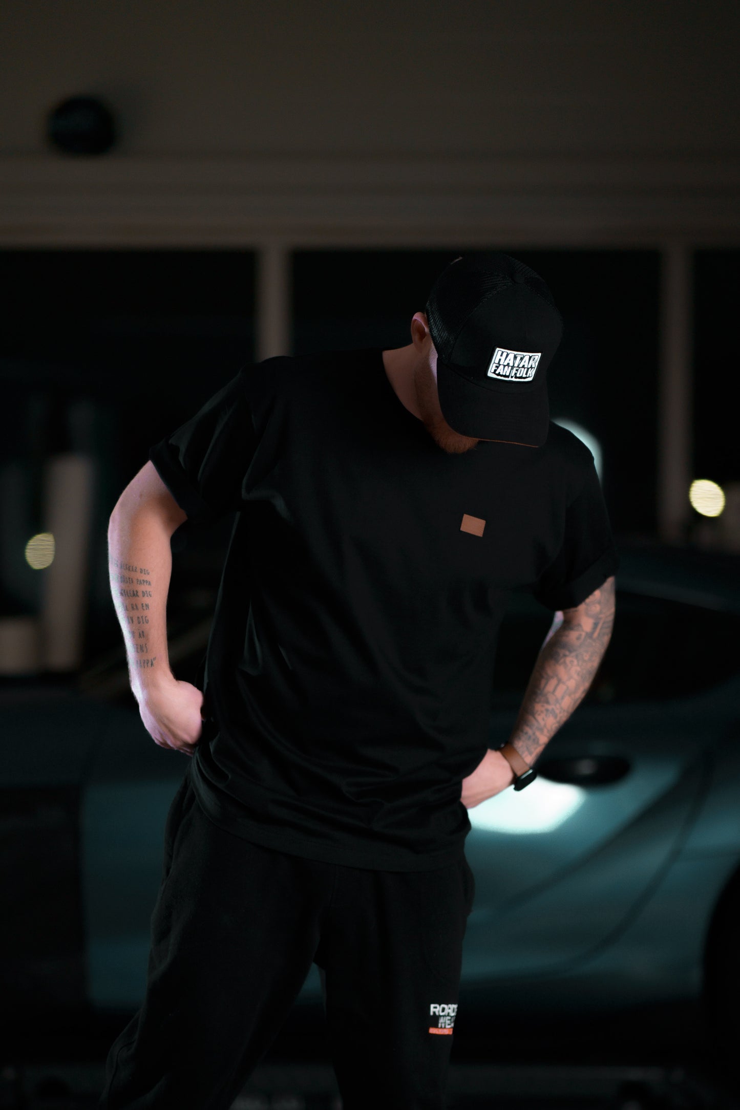 The Roaderwear Classic Patch Tee / T-shirt - Svart / Black