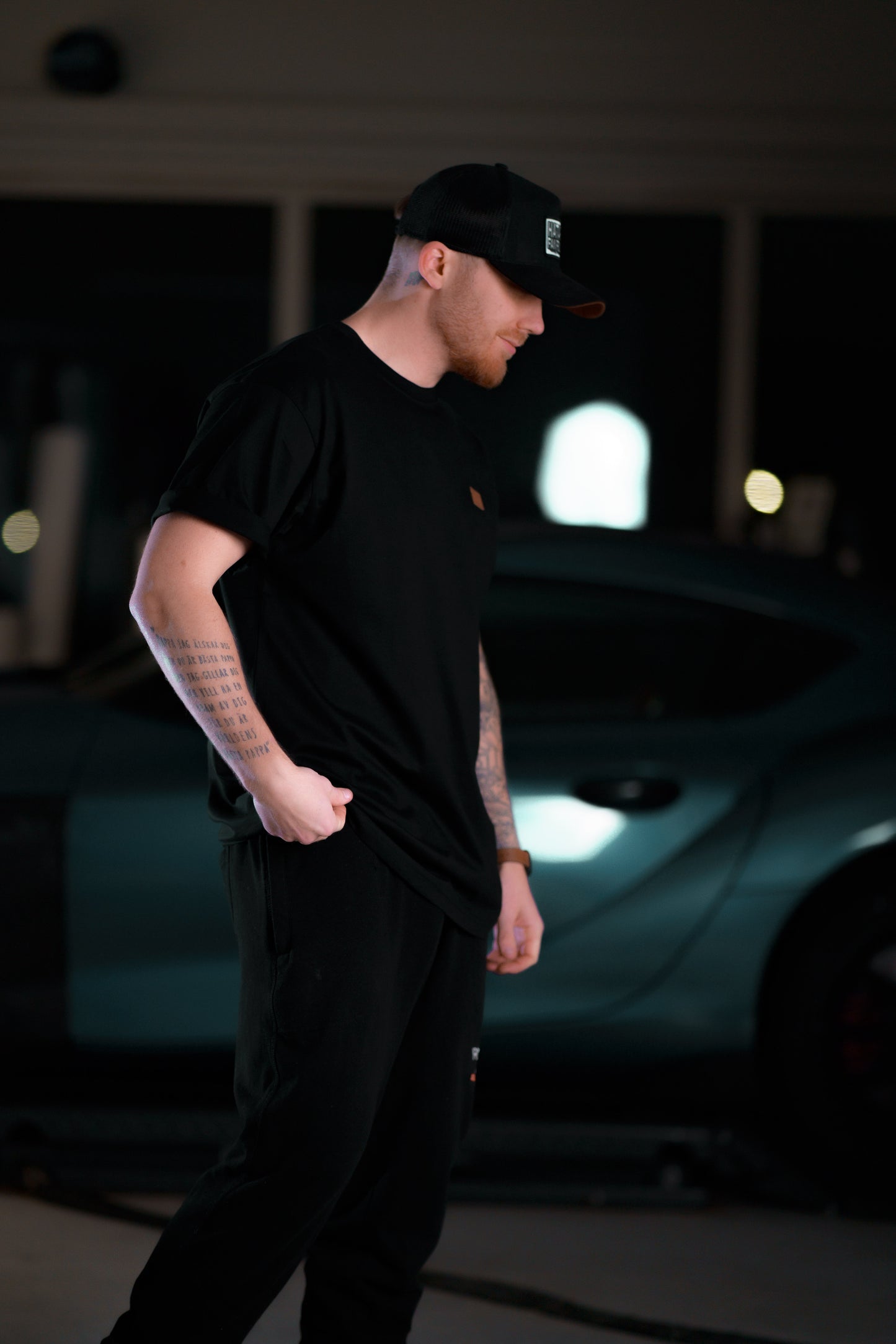 The Roaderwear Classic Patch Tee / T-shirt - Svart / Black