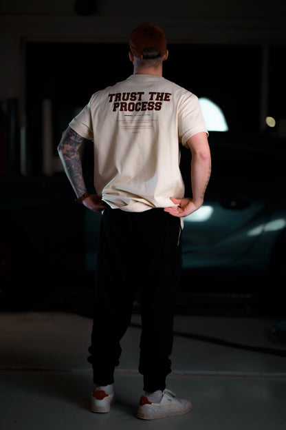 The Roaderwear Trust The Process Tee / T-shirt - Cream / Vit