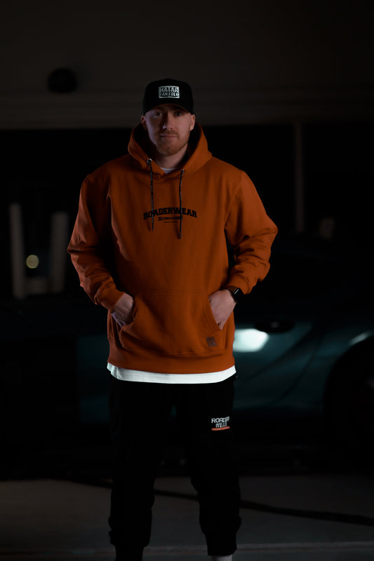 Roaderwear Its a fine Day to Simply F*ck off! Hoodie - Amber / Orange