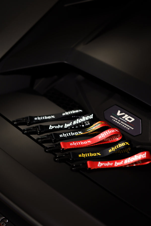 Keychain / Nyckelring Shitbox / Broke but stoked!