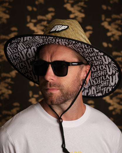 Roaderwear Strawhat / Stråhatt / Hatt with Fckshtup logo