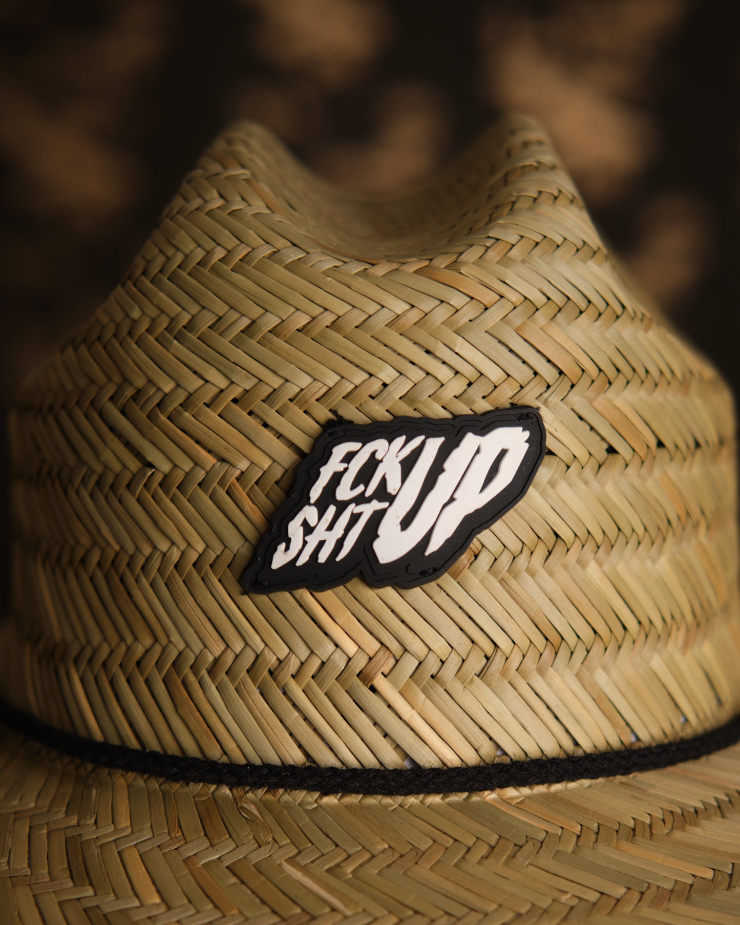 Roaderwear Strawhat / Stråhatt / Hatt with Fckshtup logo