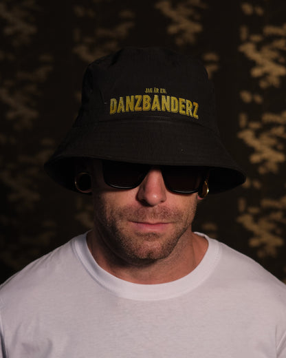 DANZBANDERZ BUCKETHAT / FISKEHATT - Svart
