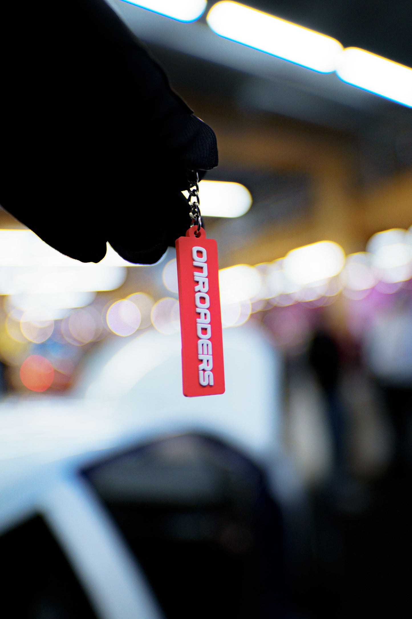 Rubber Keychain / Nyckelring Onroaders 2.0 - Red