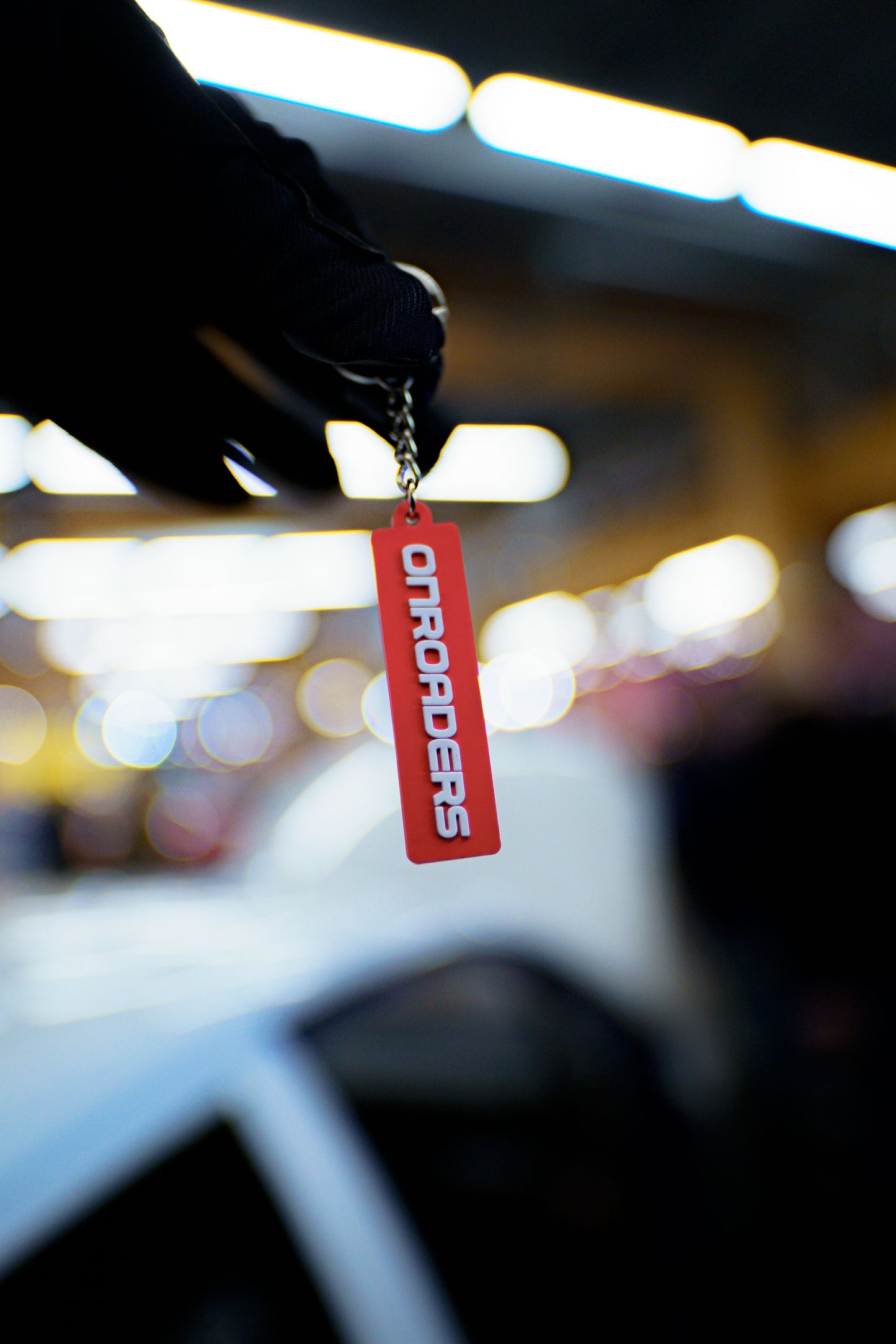 Rubber Keychain / Nyckelring Onroaders 2.0 - Red