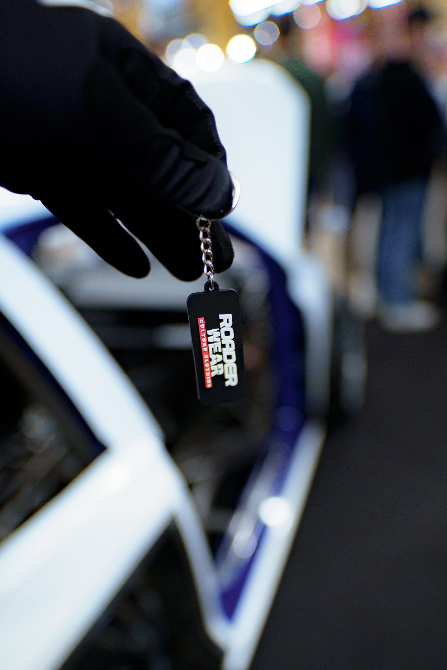 Rubber Keychain / Nyckelring Roaderwear 2.0 - Black