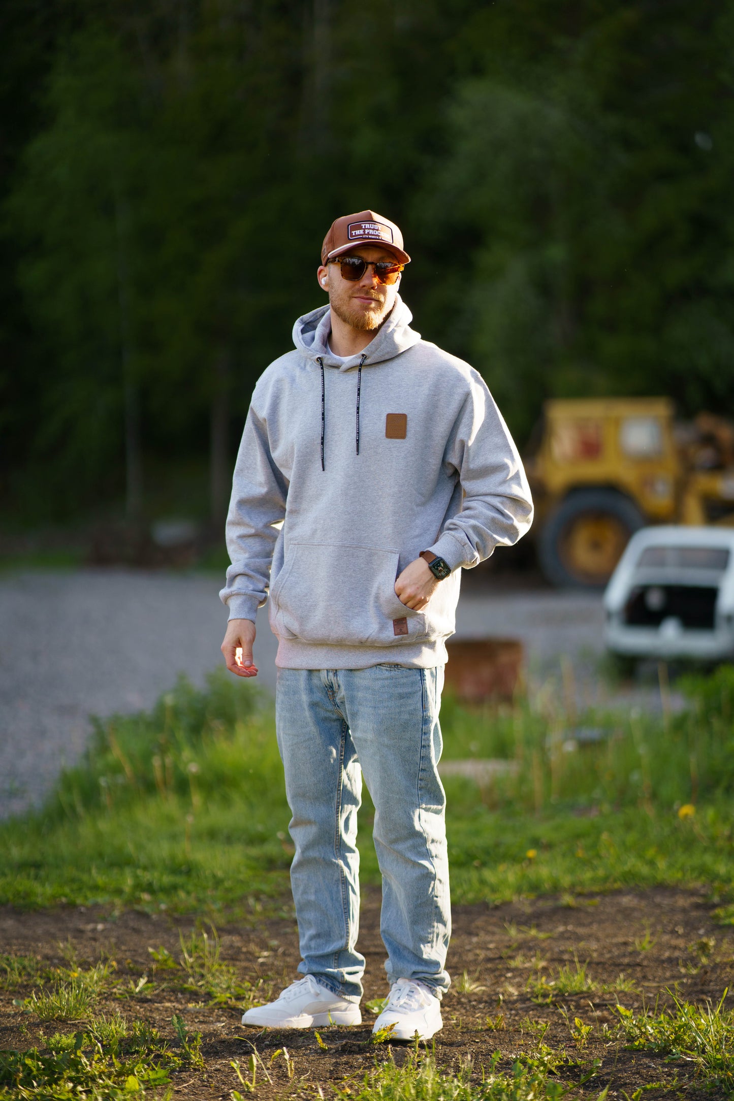 THE PREMIUM LIMITED GREY LUVA / HOODIE V2