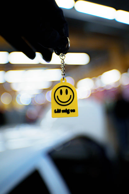 Rubber Keychain / Nyckelring Låt Mig Va! 2.0 - Yellow