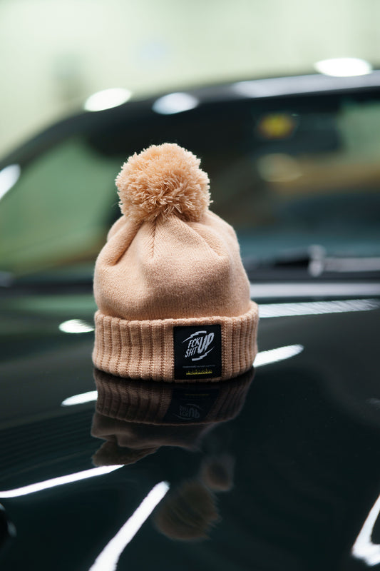 The Roaderwear Classic Beanie / Mössa med toffs - Pink / Pastell