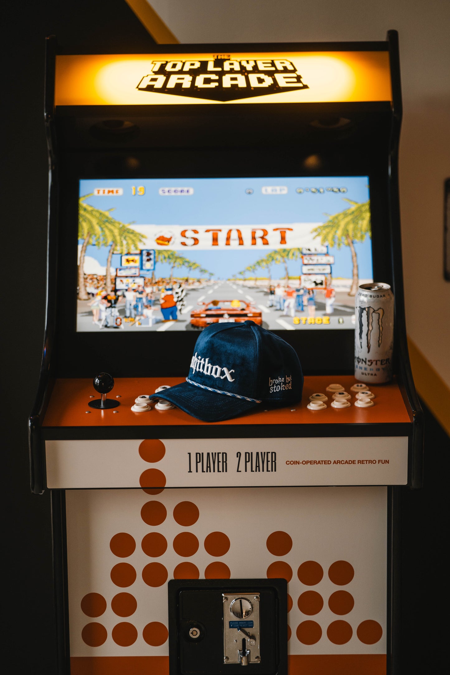 Roaderwear 5-panel keps – Shitbox Midnight Drift (Navy/White Rope)