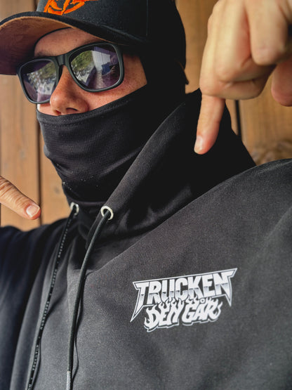 Rivstart "Trucken Den Går" Svart Hoodie