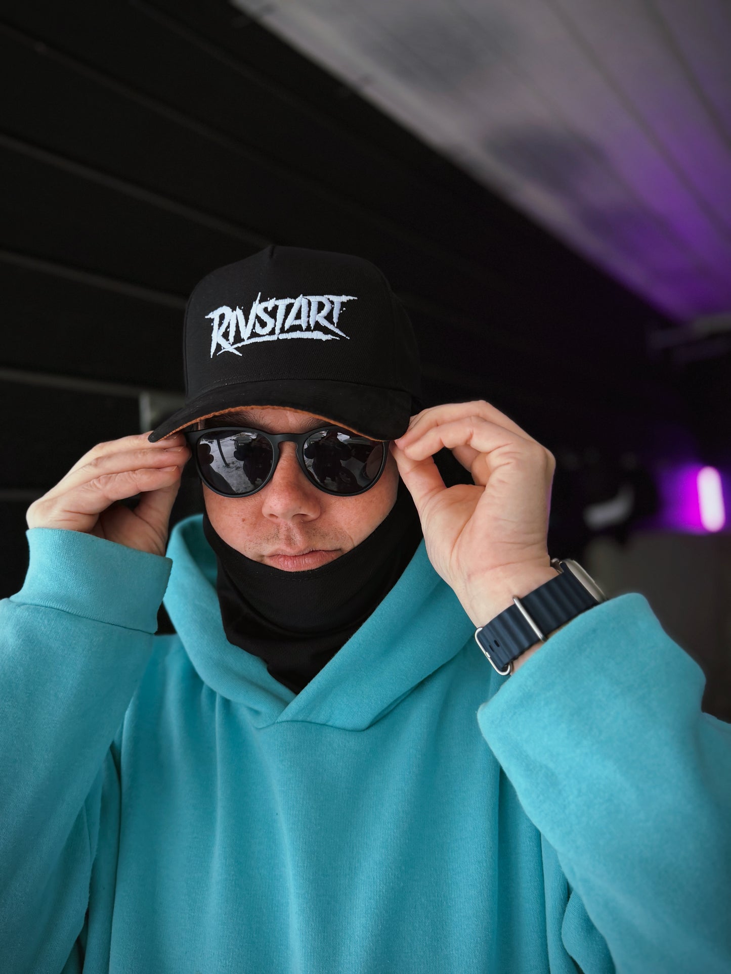 Rivstart Classic 5-panel Baseball Keps - Vit brodyr