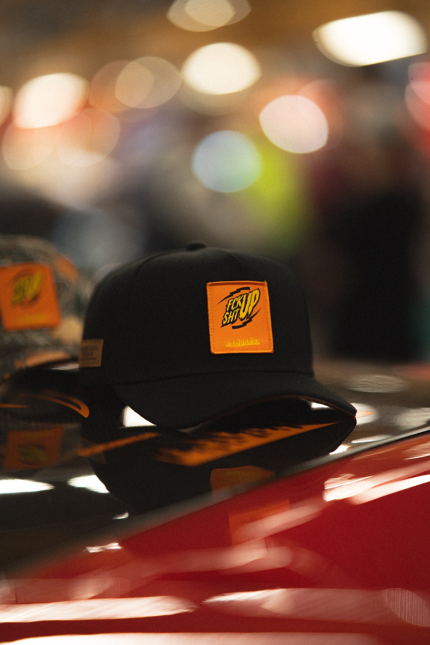 Fckshtup Orange Patch Baseball Cap / Keps 5-panel