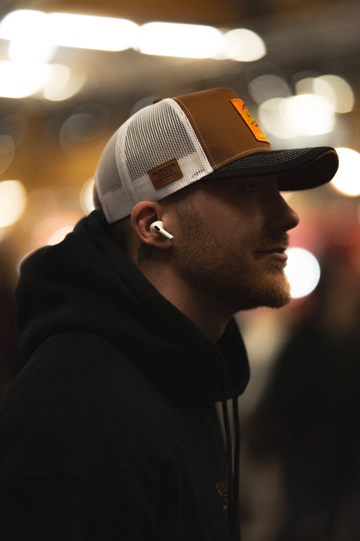 Fckshtup Patch Brown/White Trucker Baseball Cap / Keps 5-panel
