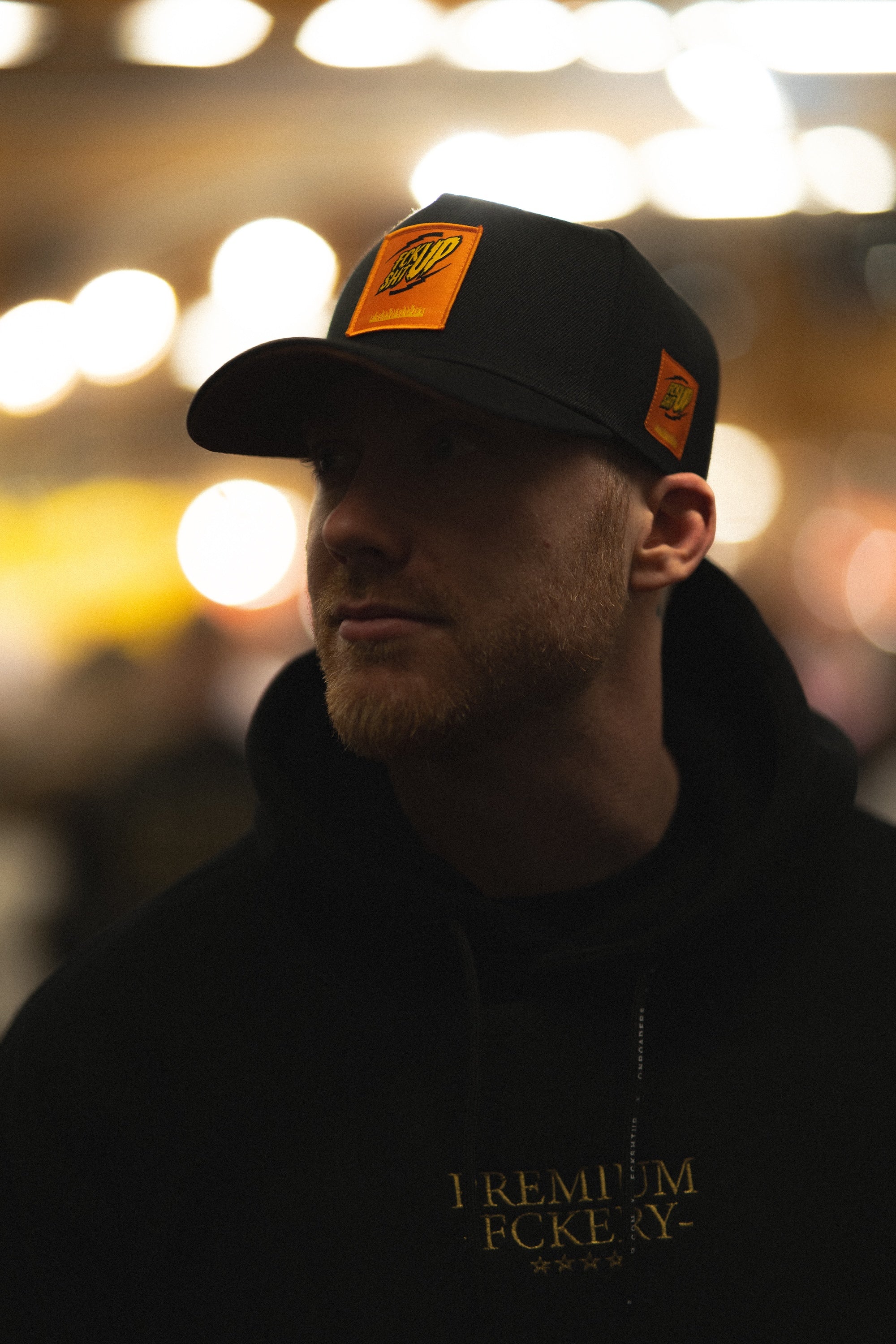 Fckshtup Orange Patch Baseball Cap / Keps 5-panel – Roaderwear
