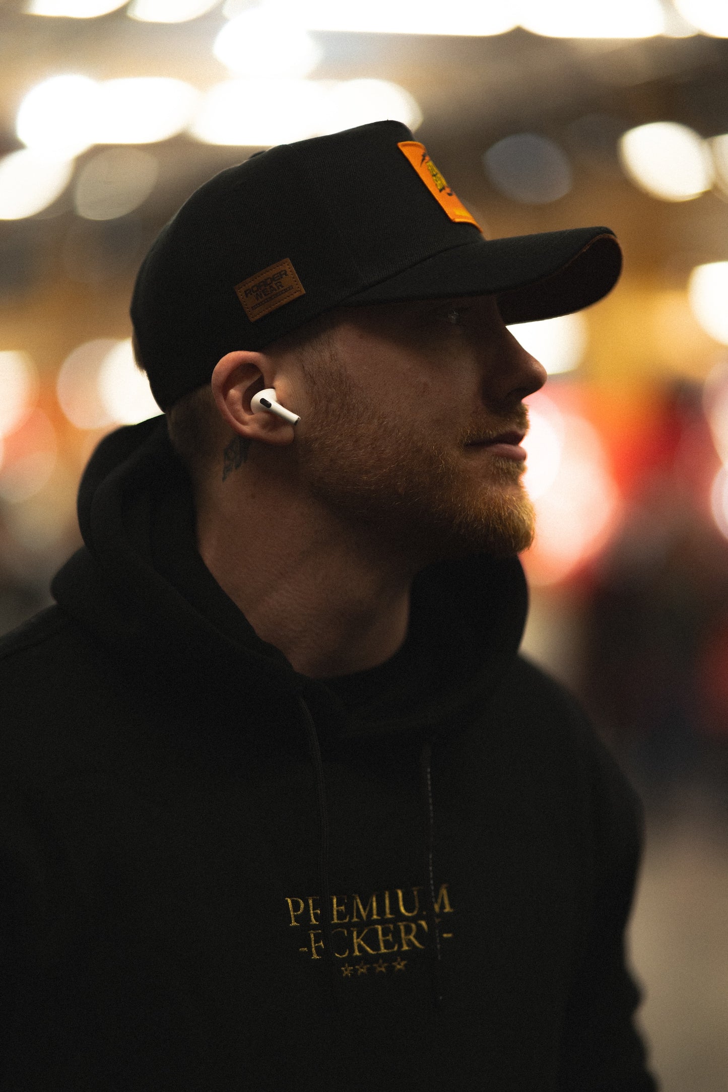 Fckshtup Orange Patch Baseball Cap / Keps 5-panel