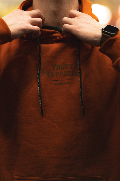 The Trust The Process Hoodie - Amber / Orange
