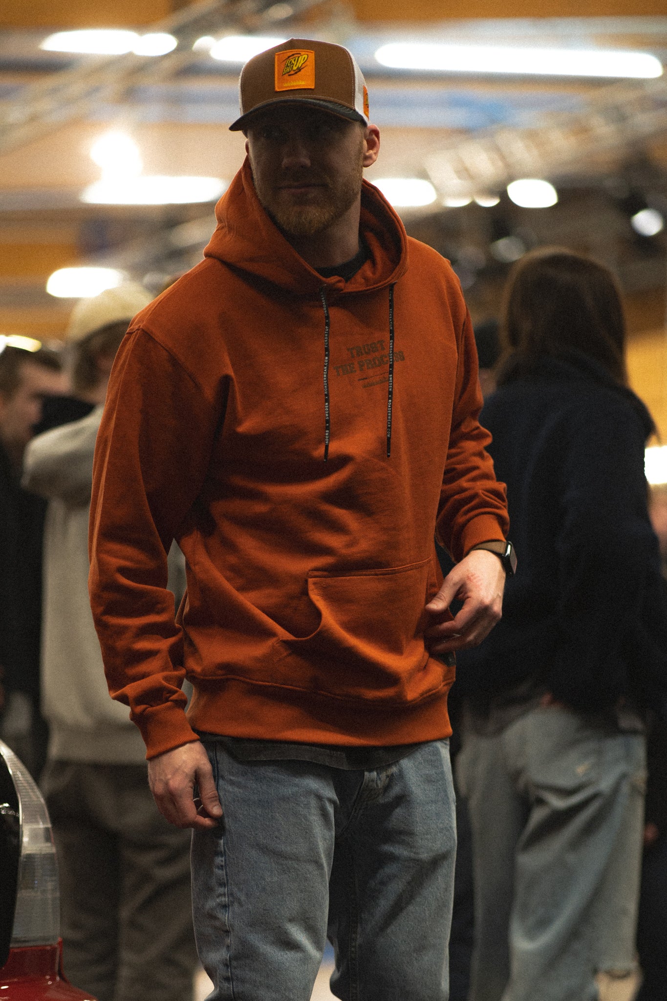 The Trust The Process Hoodie - Amber / Orange