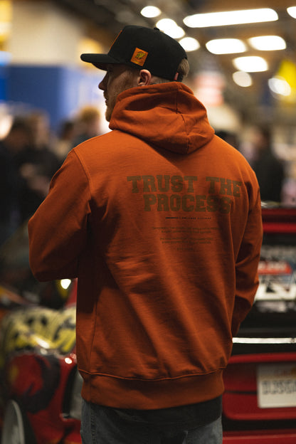 The Trust The Process Hoodie - Amber / Orange